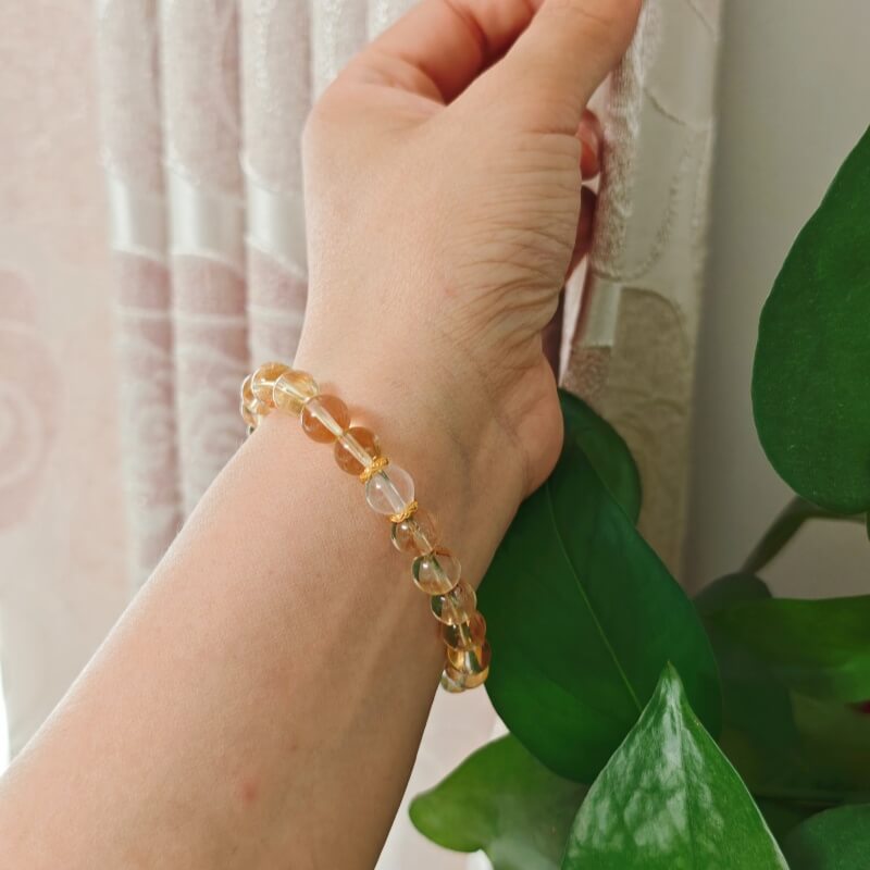 Citrine Chinese Zodiac crystal Bracelet