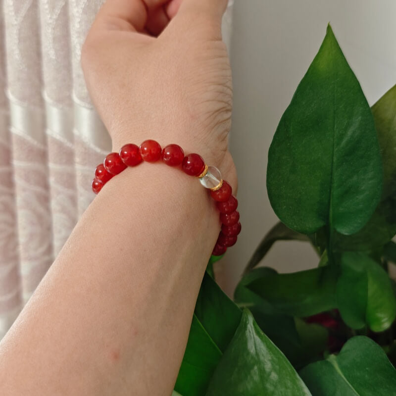 Red Agate Chinese Zodiac Jewelry Gift