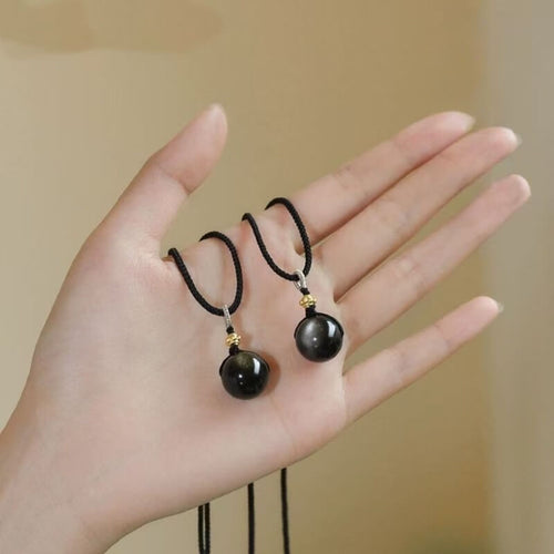 Black Obsidian Energy Pendant
