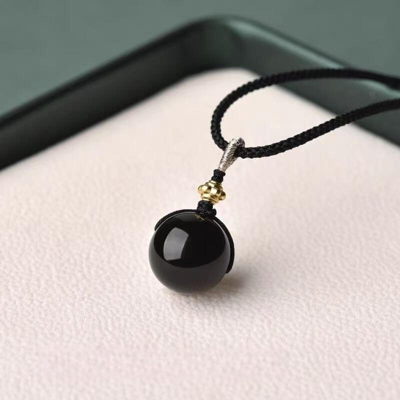 Black Obsidian Energy Pendant