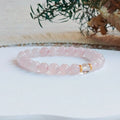 Rose Quartz Chinese Five-Element crystal bracelet